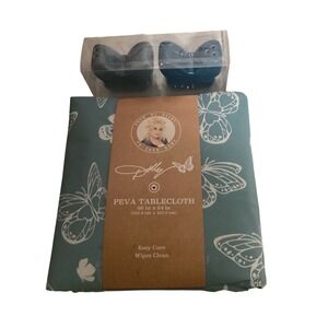 Dolly Parton ‎ Tablecloth Butterfly Design tablecloth and salt and pepper set.